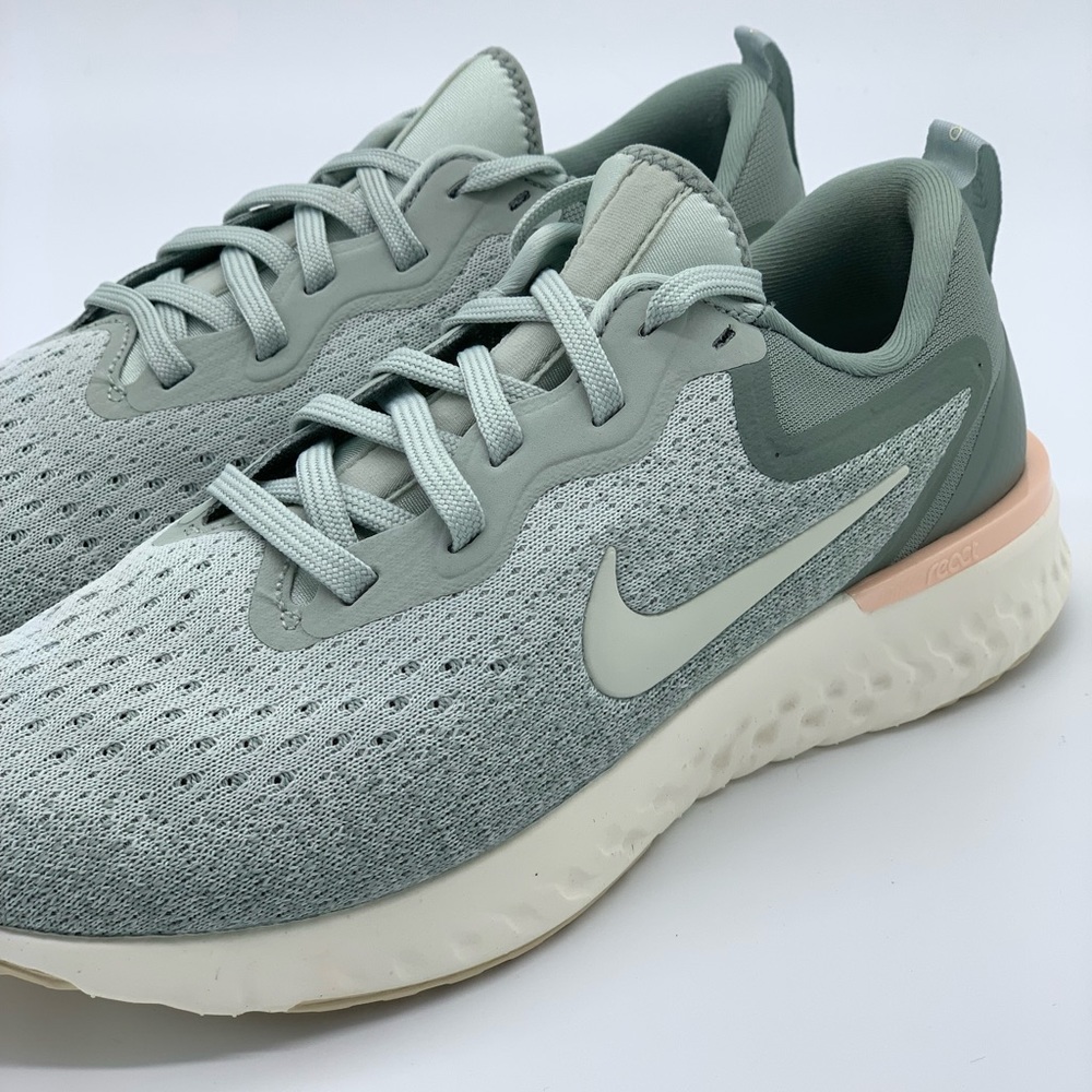 Nike Odyssey React Light Silver mica Green Shoes - Picture 2 of 7